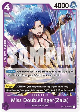 Miss Doublefinger(Zala) (Reprint) (OP05-073) [Premium Booster -The Best-] - Deck Out Gaming