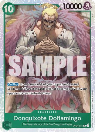 Donquixote Doflamingo (Reprint) (OP04-031) [Premium Booster -The Best-] Foil - Deck Out Gaming