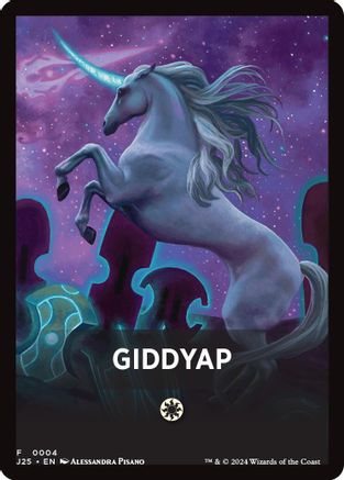 Giddyap Theme Card (4) [Foundations Jumpstart] - Deck Out Gaming