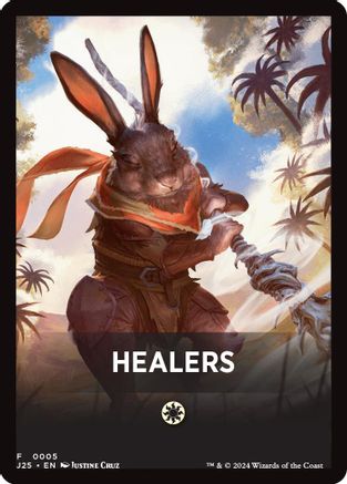 Healers Theme Card (5) [Foundations Jumpstart] - Deck Out Gaming