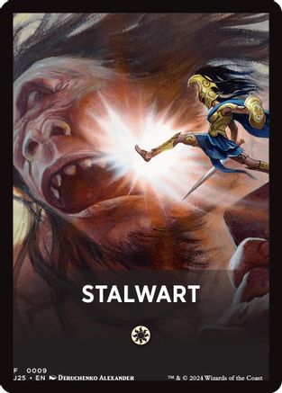 Stalwart Theme Card (9) [Foundations Jumpstart] - Deck Out Gaming
