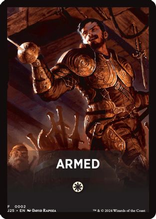 Armed Theme Card (2) [Foundations Jumpstart] - Deck Out Gaming