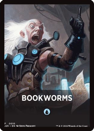 Bookworms Theme Card (10) [Foundations Jumpstart] - Deck Out Gaming