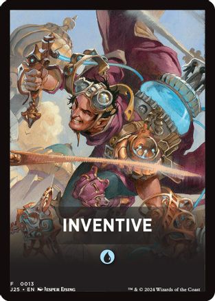 Inventive Theme Card (13) [Foundations Jumpstart] - Deck Out Gaming