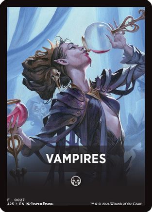 Vampires Theme Card (27) [Foundations Jumpstart] - Deck Out Gaming