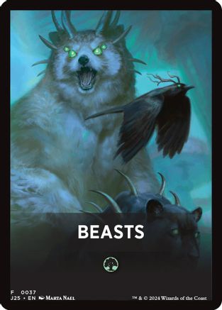 Beasts Theme Card (37) [Foundations Jumpstart] - Deck Out Gaming