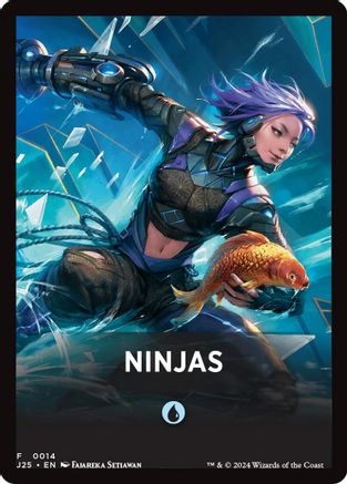 Ninjas Theme Card (14) [Foundations Jumpstart] - Deck Out Gaming
