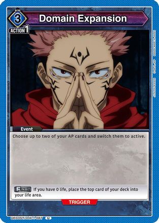 Domain Expansion (UE03ST/JJK-1-067) [Jujutsu Kaisen Starter Deck] - Deck Out Gaming