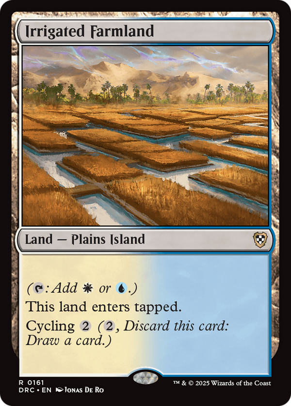 Irrigated Farmland (161) [Commander: Aetherdrift] - Deck Out Gaming