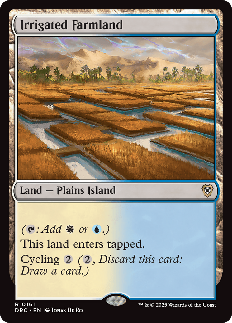 Irrigated Farmland (161) [Commander: Aetherdrift] - Deck Out Gaming