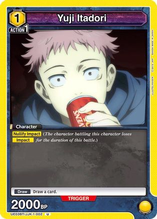 Yuji Itadori (002) (UE03BT/JJK-1-002) [Jujutsu Kaisen] - Deck Out Gaming