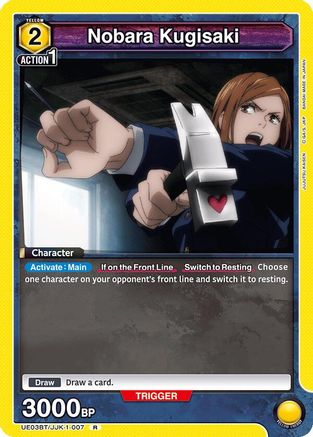 Nobara Kugisaki (007) (UE03BT/JJK-1-007) [Jujutsu Kaisen] Foil - Deck Out Gaming