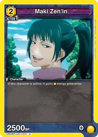Maki Zen'in (014) (UE03BT/JJK-1-014) [Jujutsu Kaisen] - Deck Out Gaming