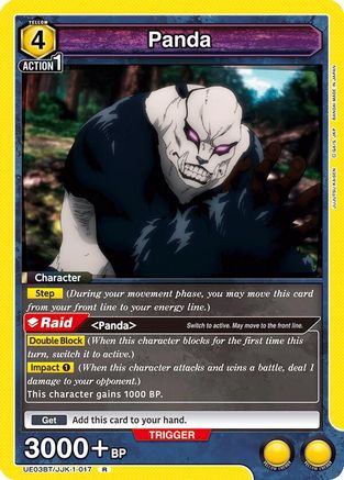 Panda (017) (UE03BT/JJK-1-017) [Jujutsu Kaisen] Foil - Deck Out Gaming