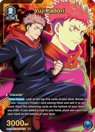 Yuji Itadori (038) (U*) (UE03BT/JJK-1-038) [Jujutsu Kaisen] Foil - Deck Out Gaming