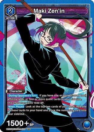 Maki Zen'in (050) (UE03BT/JJK-1-050) [Jujutsu Kaisen] Foil - Deck Out Gaming