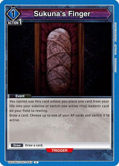 Sukuna's Finger (UE03BT/JJK-1-063) [Jujutsu Kaisen] - Deck Out Gaming
