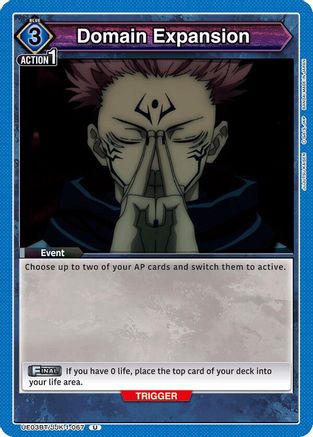 Domain Expansion (067) (UE03BT/JJK-1-067) [Jujutsu Kaisen] - Deck Out Gaming