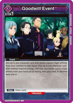 Goodwill Event (UE03BT/JJK-1-096) [Jujutsu Kaisen] - Deck Out Gaming