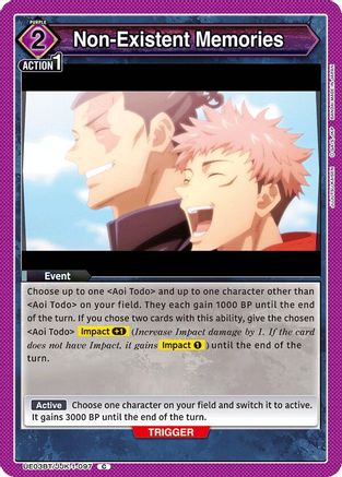 Non-Existent Memories (UE03BT/JJK-1-097) [Jujutsu Kaisen] - Deck Out Gaming