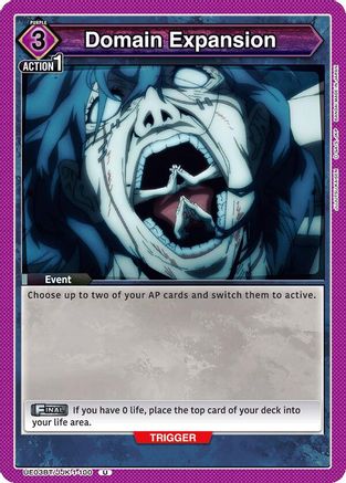 Domain Expansion (100) (UE03BT/JJK-1-100) [Jujutsu Kaisen] - Deck Out Gaming