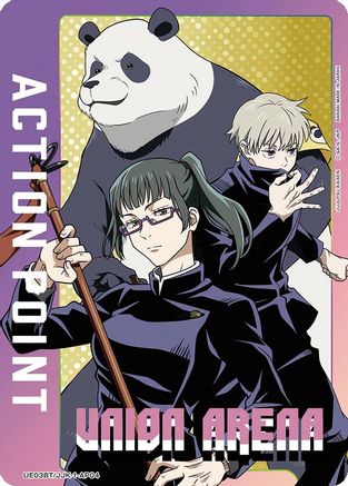 Action Point Card (AP04) (Jujutsu Kaisen) (UE03BT/JJK-1-AP04) [Jujutsu Kaisen] Foil - Deck Out Gaming