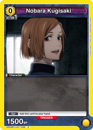 Nobara Kugisaki (006) (Box Topper Foil) (UE03BT/JJK-1-006) [Jujutsu Kaisen] Foil - Deck Out Gaming