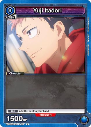 Yuji Itadori (037) (Box Topper Foil) (UE03BT/JJK-1-037) [Jujutsu Kaisen] Foil - Deck Out Gaming