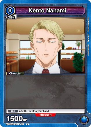 Kento Nanami (051) (Box Topper Foil) (UE03BT/JJK-1-051) [Jujutsu Kaisen] Foil - Deck Out Gaming