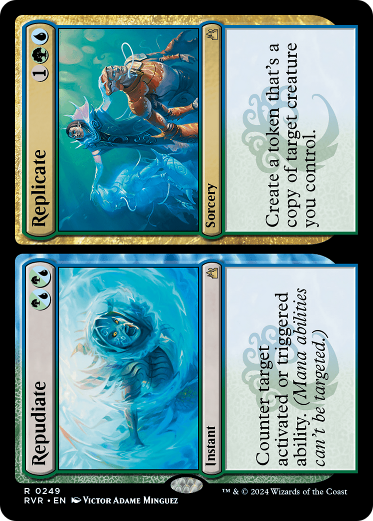 Repudiate // Replicate (249) [Ravnica Remastered] foil - Deck Out Gaming