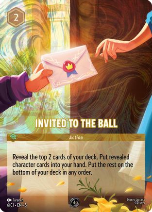 Invited to the Ball (6) [Disney Lorcana Promo Cards] Holofoil - Deck Out Gaming
