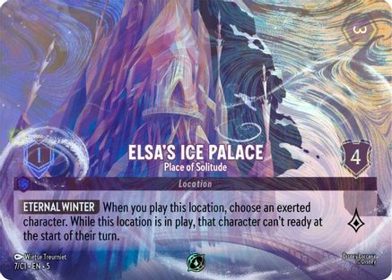 Elsa's Ice Palace - Place of Solitude (7) [Disney Lorcana Promo Cards] Holofoil - Deck Out Gaming