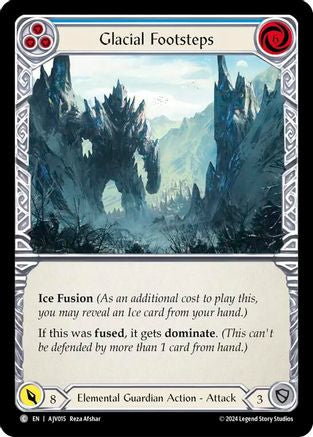 Glacial Footsteps (Blue) (AJV015) [Armory Deck: Jarl Vetreidi] - Deck Out Gaming