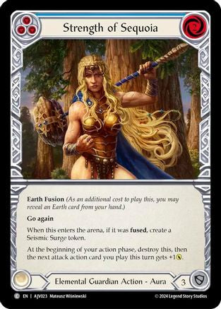 Strength of Sequoia (Blue) (AJV023) [Armory Deck: Jarl Vetreidi] - Deck Out Gaming