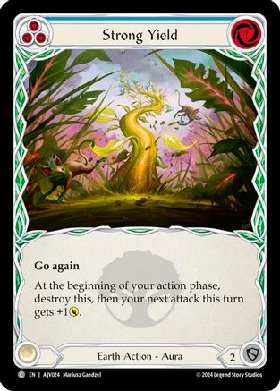 Strong Yield (Blue) (AJC024) [Armory Deck: Jarl Vetreidi] - Deck Out Gaming
