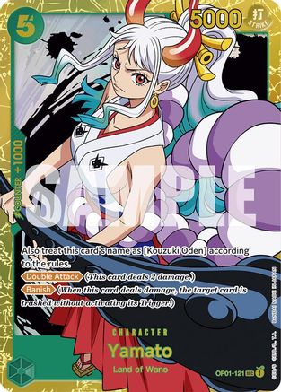 Yamato (OP01-121) (Reprint) (OP01-121) [Premium Booster -The Best-] Foil - Deck Out Gaming