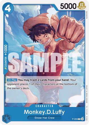 Monkey.D.Luffy (P-055) (Reprint) (P-055) [Premium Booster -The Best-] - Deck Out Gaming