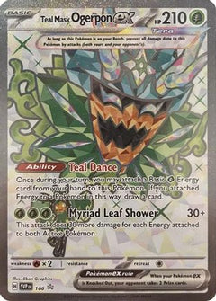 Teal Mask Ogerpon ex - 166 (166) [SV: Scarlet & Violet Promo Cards] Holofoil - Deck Out Gaming