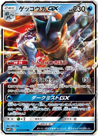 Greninja GX (013/024) [smP2: Great Detective Pikachu] Holofoil - Deck Out Gaming
