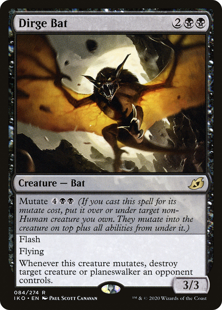Dirge Bat (84) [Ikoria: Lair of Behemoths] - Deck Out Gaming