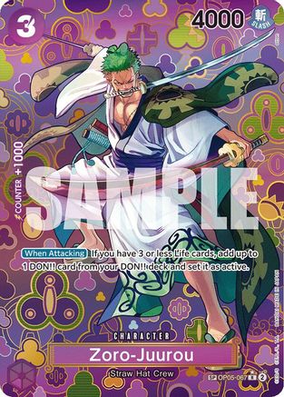 Zoro-Juurou (SP) (OP05-067) [Emperors in the New World] Foil - Deck Out Gaming