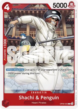 Shachi & Penguin (OP09-003) [Emperors in the New World] - Deck Out Gaming
