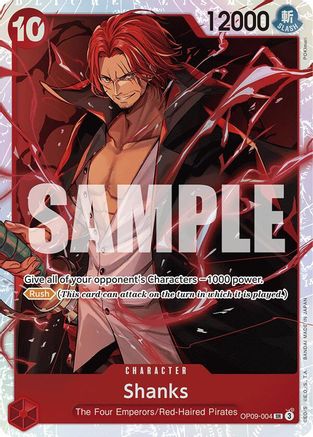 Shanks (004) (OP09-004) [Emperors in the New World] Foil - Deck Out Gaming
