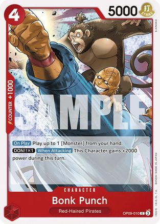 Bonk Punch (OP09-010) [Emperors in the New World] - Deck Out Gaming
