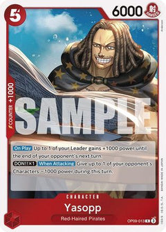 Yasopp (OP09-013) [Emperors in the New World] Foil - Deck Out Gaming