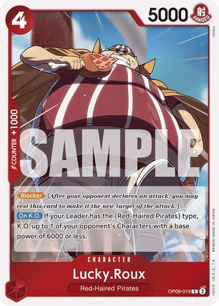 Lucky.Roux (OP09-015) [Emperors in the New World] Foil - Deck Out Gaming