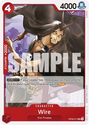 Wire (OP09-017) [Emperors in the New World] - Deck Out Gaming