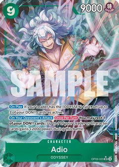 Adio (Parallel) (OP09-023) [Emperors in the New World] Foil - Deck Out Gaming