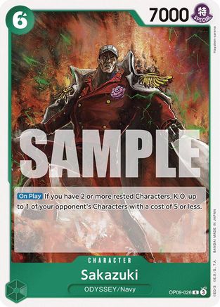 Sakazuki (OP09-026) [Emperors in the New World] Foil - Deck Out Gaming