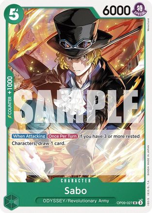 Sabo (027) (OP09-027) [Emperors in the New World] - Deck Out Gaming